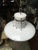 1980s Forecast Lighting Postmodern Pendant Chandelier, Los Angeles, White & Chrome For Sale - Image 9 of 11