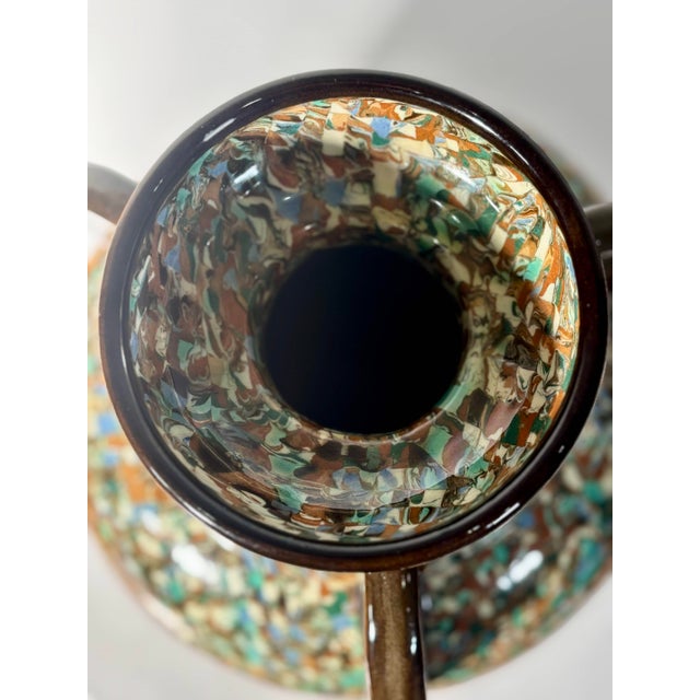 Blue Monumental Vase by Jean Gerbino, Vallauris, France, 1950s For Sale - Image 8 of 12