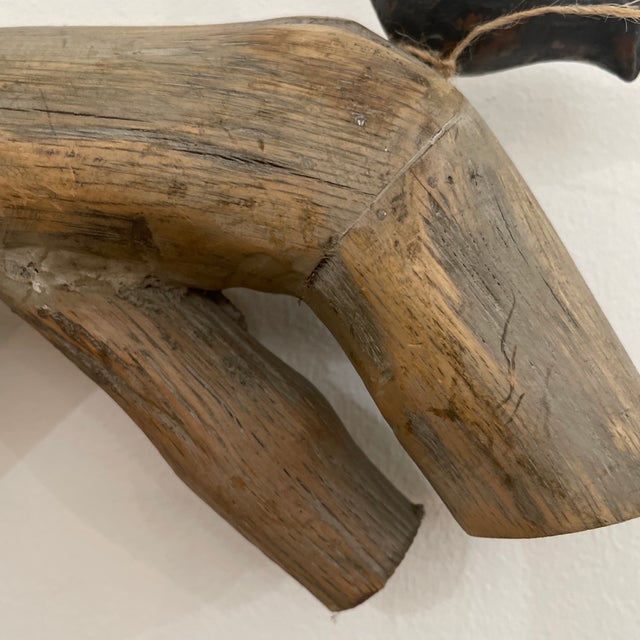 Wood 1980s Wall-Mounted Coat Rack For Sale - Image 7 of 11