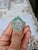 Set in 18k Gold, 13.39 Carats Carved Aquamarine, Emerald & Diamond Cocktail Ring, Us Size 6 For Sale - Image 6 of 10