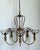 Vintage Hinkley Burnished Brass Tassel Chandelier For Sale - Image 10 of 12