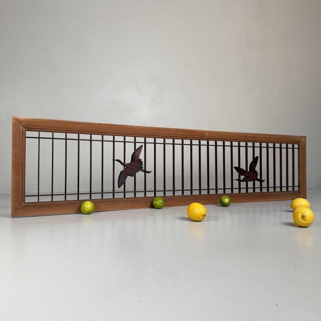 Japanese Ranma Panel with Cranes, 1930s For Sale - Image 6 of 13