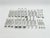 Stainless Steel Cutlery Set for 6 People by Rosenthal, Model Titan, 1960s, Set of 48 For Sale - Image 7 of 16