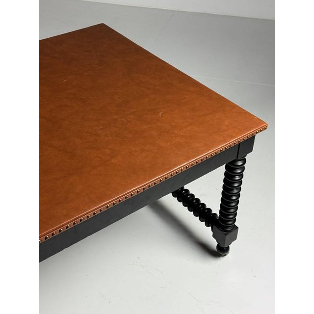 Bobbin Workbench with Leather Top, 19th Century For Sale - Image 17 of 18