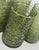 Avocado Vintage Avocado Brick Tumblers- Set of Four For Sale - Image 8 of 13