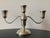 Art Deco Towle Sterling Silver Three Arm Candelabra Candle Holders For Sale - Image 3 of 12