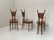 Mid-Century Modern Wooden Chairs, 1950s, Set of 6 For Sale - Image 3 of 7