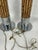 Chrome Pair of Modernist Polished Chrome and Cork Table Lamps For Sale - Image 8 of 12