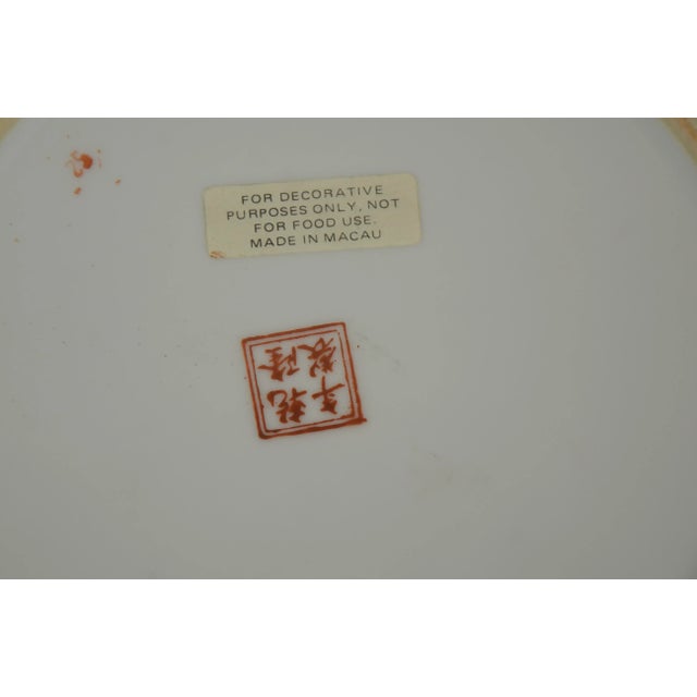 1970s Asian Warrior 11” Tray For Sale - Image 5 of 6