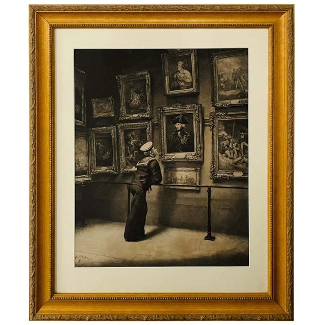 Albert W Holden "One Hundred Years Ago 1805-1905" Original Print Signed & Framed For Sale - Image 13 of 13