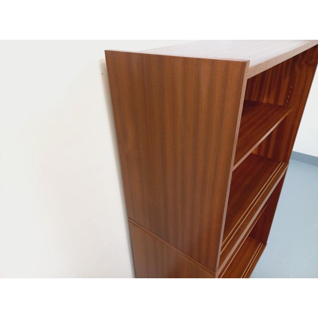 Vintage Teak-Style Mahogany Bookcase, 1960s For Sale - Image 11 of 15