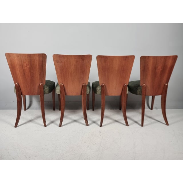 Chairs and Table by Jindřich Halabala for Up Zavody, 1940s, Set of 5 For Sale - Image 10 of 15