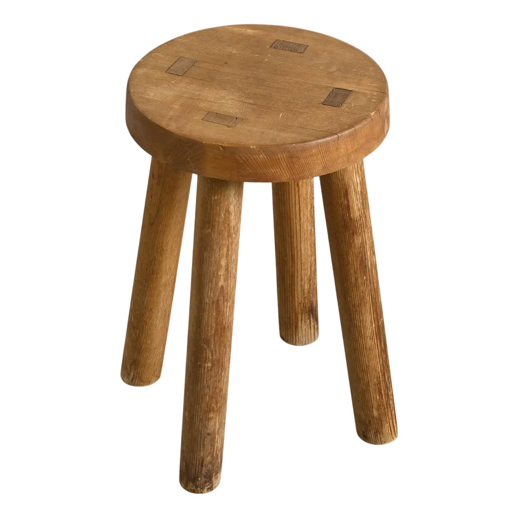 Stool by Charlotte Perriand for Les Arcs, 1960s | Chairish