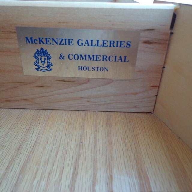 Sherrill Birdseye Maple Occasional Console Table For Sale In Houston - Image 6 of 8