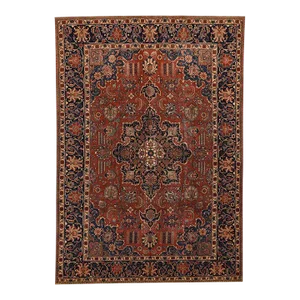 1940s Old Persian Tabriz Area Rug 8’5″ X 12’0″