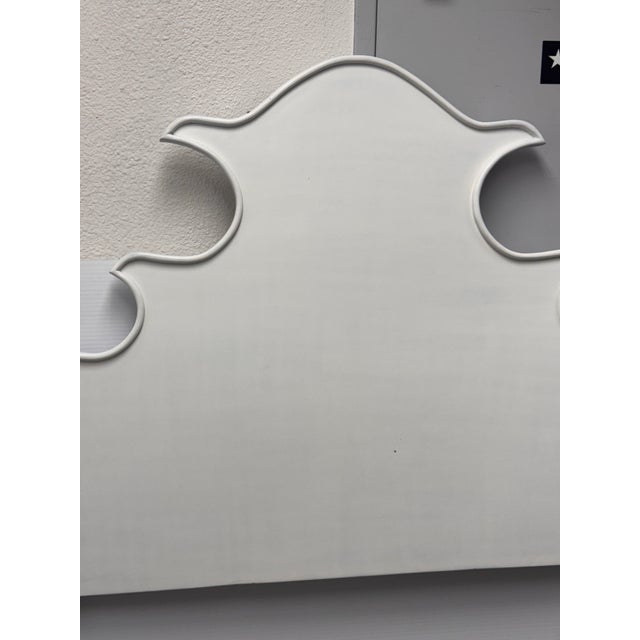Wood Queen Size Ballard Designs Claudette Headboard For Sale - Image 7 of 12