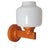 Scandinavian Wooden Wall Lamp with Onion-Shaped Lampshade, Sweden, 1970s For Sale - Image 14 of 14