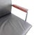 Vintage Armchair in Black Leather and Aluminum, 1960s For Sale - Image 9 of 10