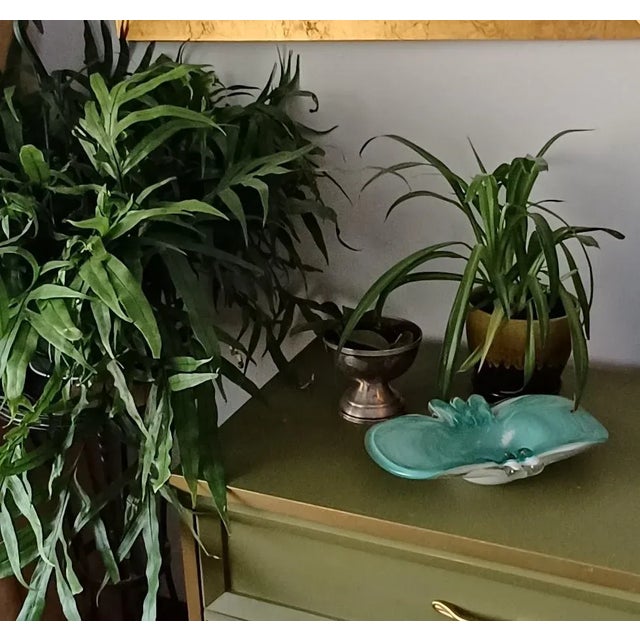 Glass Vintage Murano Glass Fratelli Toso Vortex Butterfly Ashtray/Bowl For Sale - Image 7 of 8