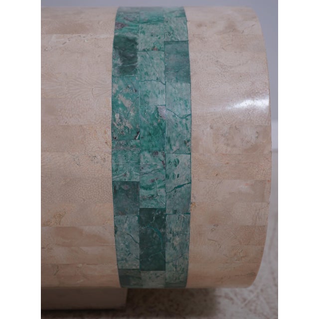 Maitland Smith Modern Design Tessellated Marble Coffee Table For Sale In Philadelphia - Image 6 of 11