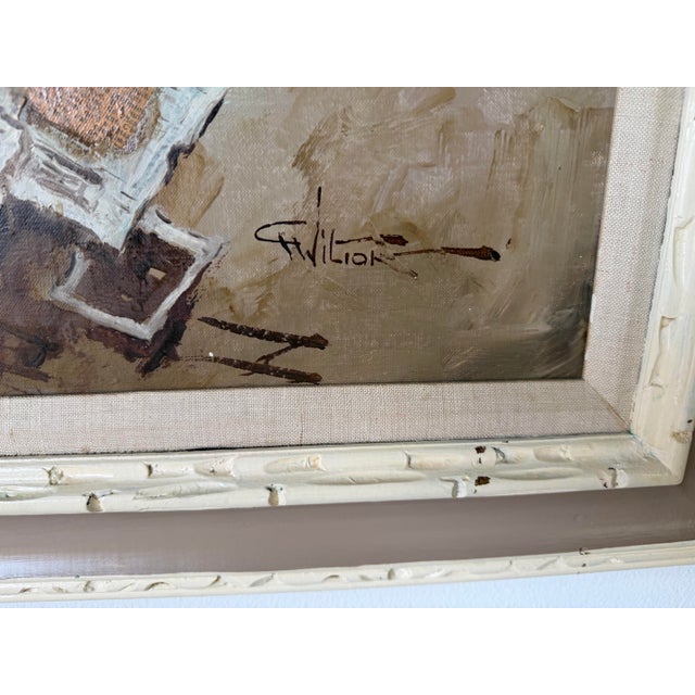 French Impressionist Street Scene by Charles Wilton (1837–1947) – Oil on Canvas Painting For Sale - Image 9 of 12