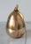 Vintage Polished Brass Egg-Shaped Container With a Rooster Head Lid For Sale - Image 4 of 12
