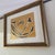 Original Abstract Floral Acrylic Painting Matted and Framed For Sale - Image 4 of 4
