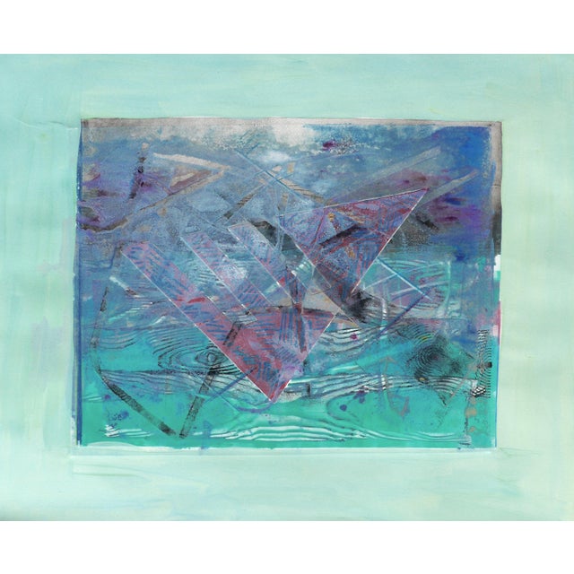 2020s Abstract Ribbons in Mint by Martha Holden For Sale - Image 5 of 6