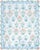 Lavable Machine Woven Rug Blue 8x10 For Sale - Image 4 of 4