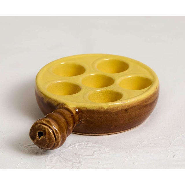 Set of 4 Vintage French Quail Egg or Escargot Holders For Sale In San Francisco - Image 6 of 7
