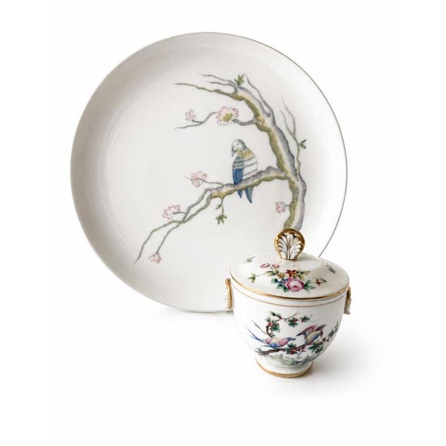 Porcelain Box and Plate from Vista Alegre, Set of 2 For Sale - Image 6 of 6