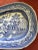 Late 19th Century Antique English Blue and White Transferware Platter For Sale - Image 5 of 11
