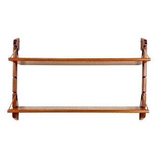 Scandinavian Ergo Shelving Unit in Teak from John Texmon, 1960s, Set of 2 For Sale