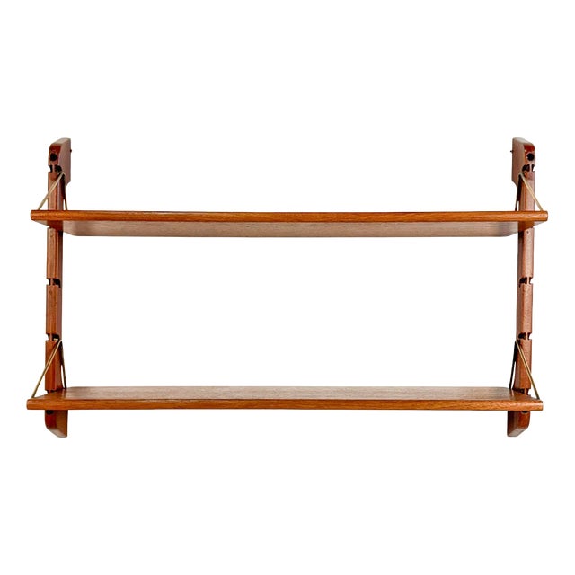 Scandinavian Ergo Shelving Unit in Teak from John Texmon, 1960s, Set of 2 For Sale