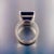 Natural Solitaire Sapphire Ring 6.5 14k W Gold 7 TCW Certified For Sale - Image 17 of 18