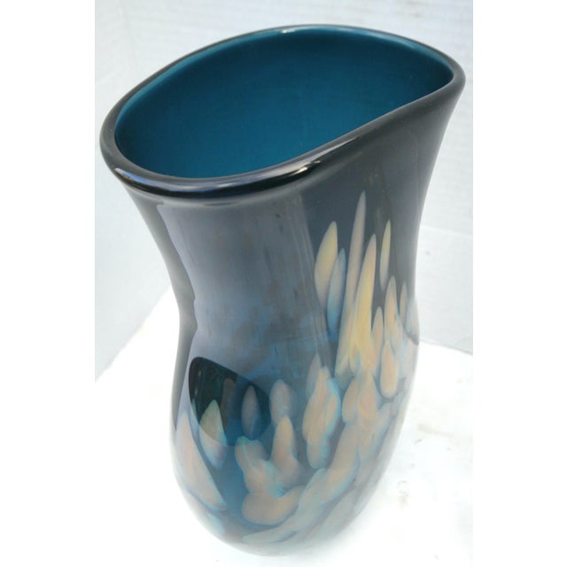2008 Signed Dale Chihuly "Persian Nights” Art Glass Vase Studio Edition For Sale - Image 10 of 17