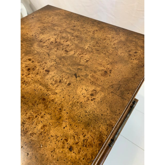 1940s 1940s Vintage Weiman Burlwood Side Table For Sale - Image 5 of 13