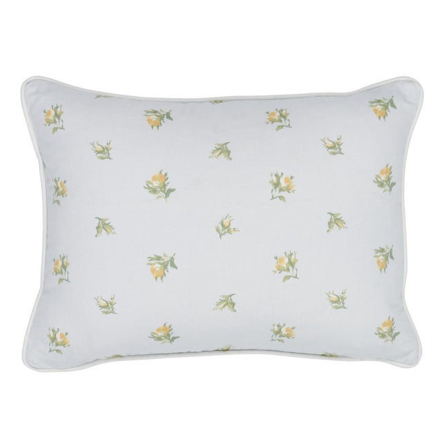 Contemporary Schumacher Margie Floral Pillow 16" x 12" in Marigold For Sale - Image 3 of 3