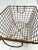Gray Vintage Early 1900s French Metal Oyster Basket For Sale - Image 8 of 9