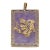 14k Gold Dragon Lavender Jade Pendant For Sale