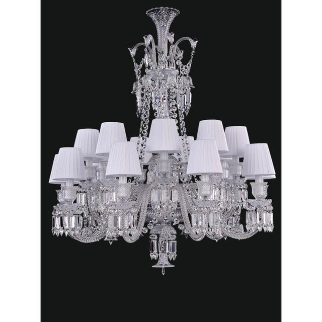 Collection Regina Floor Lamp in Metal and Crystal by Jago For Sale - Image 13 of 17