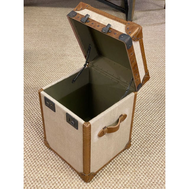 Timothy Oulton Timothy Oulton “Paris” Tan Trunk For Sale - Image 4 of 13