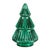Add vintage-inspired sparkle to your holiday décor with this set of two green mercury glass Christmas trees, designed to...