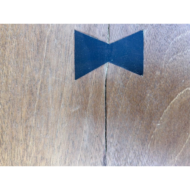 1990s Long Rustic Wooden Bench For Sale - Image 10 of 12