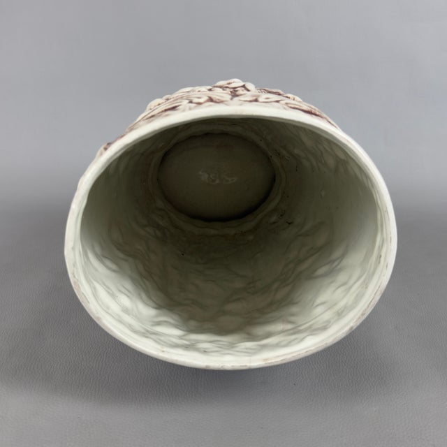 Large Capodimonte Ceramic Vase with High Relief and Classical Figures, 1960s For Sale - Image 5 of 11