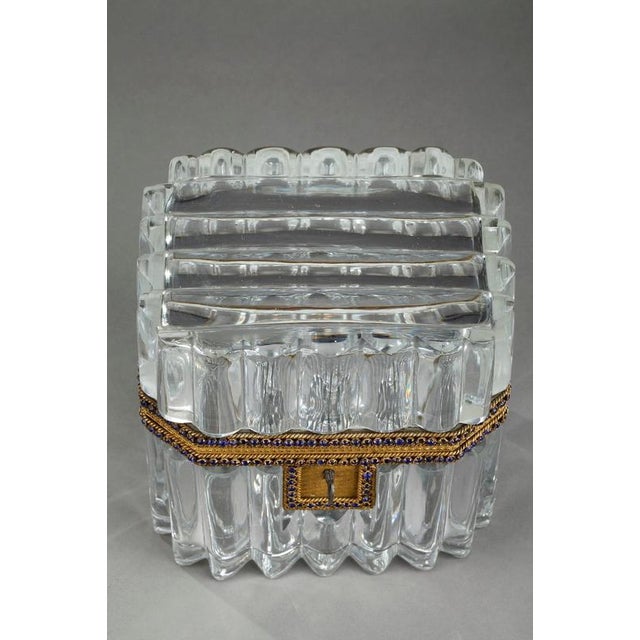Casket with Cut Crystal and Gilt Bronze For Sale - Image 11 of 12
