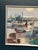 Mid-Century Modern Finn Hillerup, Port, 1960s, Oil Painting on Canvas, Framed For Sale - Image 3 of 18