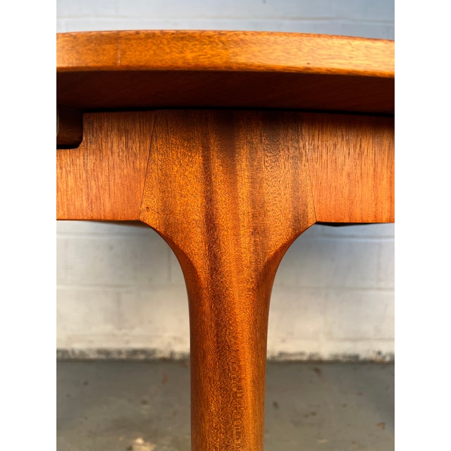 Mid 20th Century Scottish Mid-Century Modern Teak Circular Table With Leaf by A. H. McIntosh & Co For Sale - Image 11 of 13