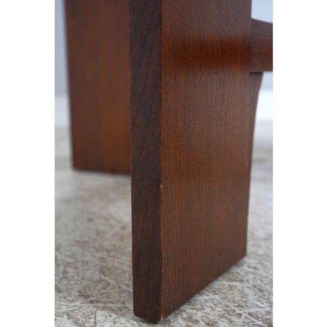 Wood Stickley Highlands Arts & Crafts Pub Dining Table For Sale - Image 7 of 13