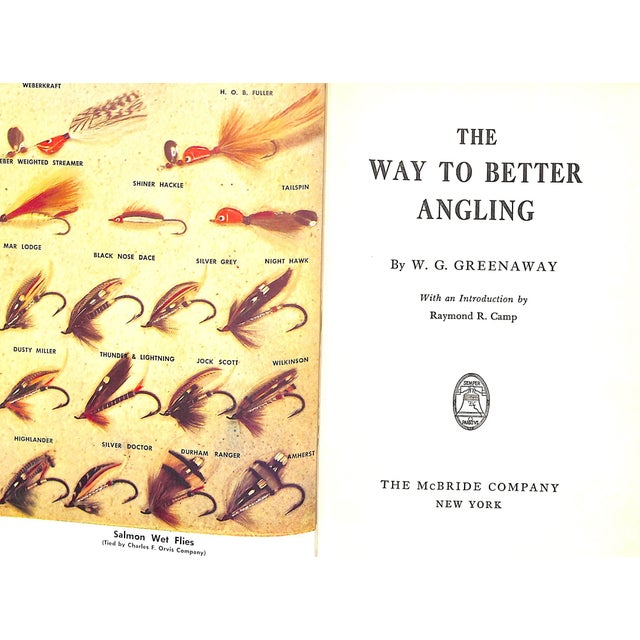 GREENAWAY, W.G. [214] pp. The McBride Company 1954 8 1/4" x 5 5/8" Primarily dry fly fishing for salmon and trout, with...